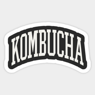 Kombucha Lover Kombucha Gift Text Type Tea Sticker